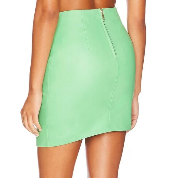 Lovers and Friends Valletta Mini Skirt in Green NWT Size Medium - Picture 4 of 4